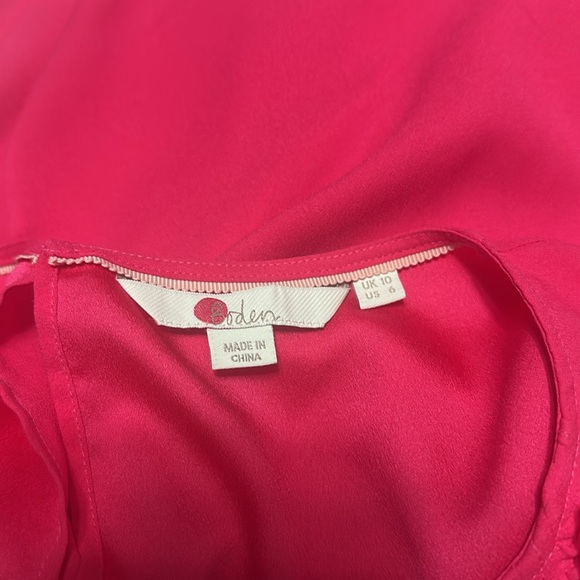BODEN Pink Ruffled Blouse - Picture 4 of 5